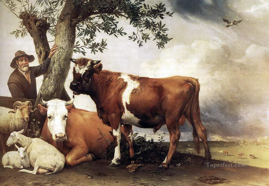 Paulus Potter Young Bull Oil Paintings